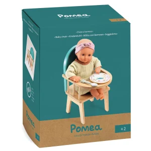 SEGGIOLONE IN LEGNO pomea collection VERDE per bambole DJECO