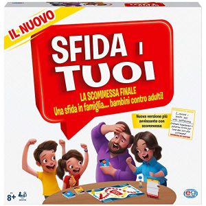 Editrice Giochi, Sfida I Tuoi, la scommesa finale, il classico gioco da tavolo a quiz per famiglie, una sfida bambini contro genitori, dagli 8 anni in su